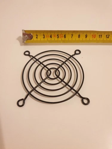 80mm Case Fan Grille Guard Cover (Black) - Computer PC Ventilation Cooling