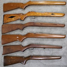 Lot Of 6 Wood Wooden Armscor Springfield Savage Stevens Hr .22lr Rifle Stocks