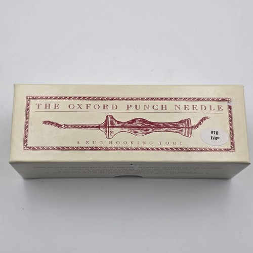 The Oxford Punch Needle #10 (1/4 inch Loop) Regular Point Rug Hooking Tool