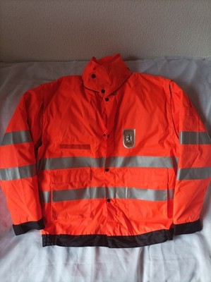 BSR Berliner Stadtreinigung Herren Jacke Schutzjacke 2XL Uniform Orange
