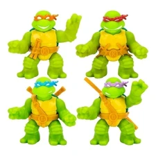 TMNT Heroes of Goo Jit Zu 4pk - Stretchy Oozy Action Figures w/ Color Mutations