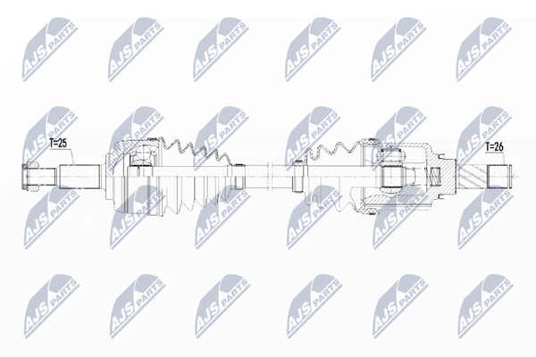 Antriebswelle NTY NPW-RE-113 FüR Renault Dokker Dci Dacia GroßRaumlimousine Tce-image
