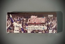 ⚡️Auction⚡️2025 Topps Stadium Club Baseball-Sealed Hobby Box-Ready To Ship!