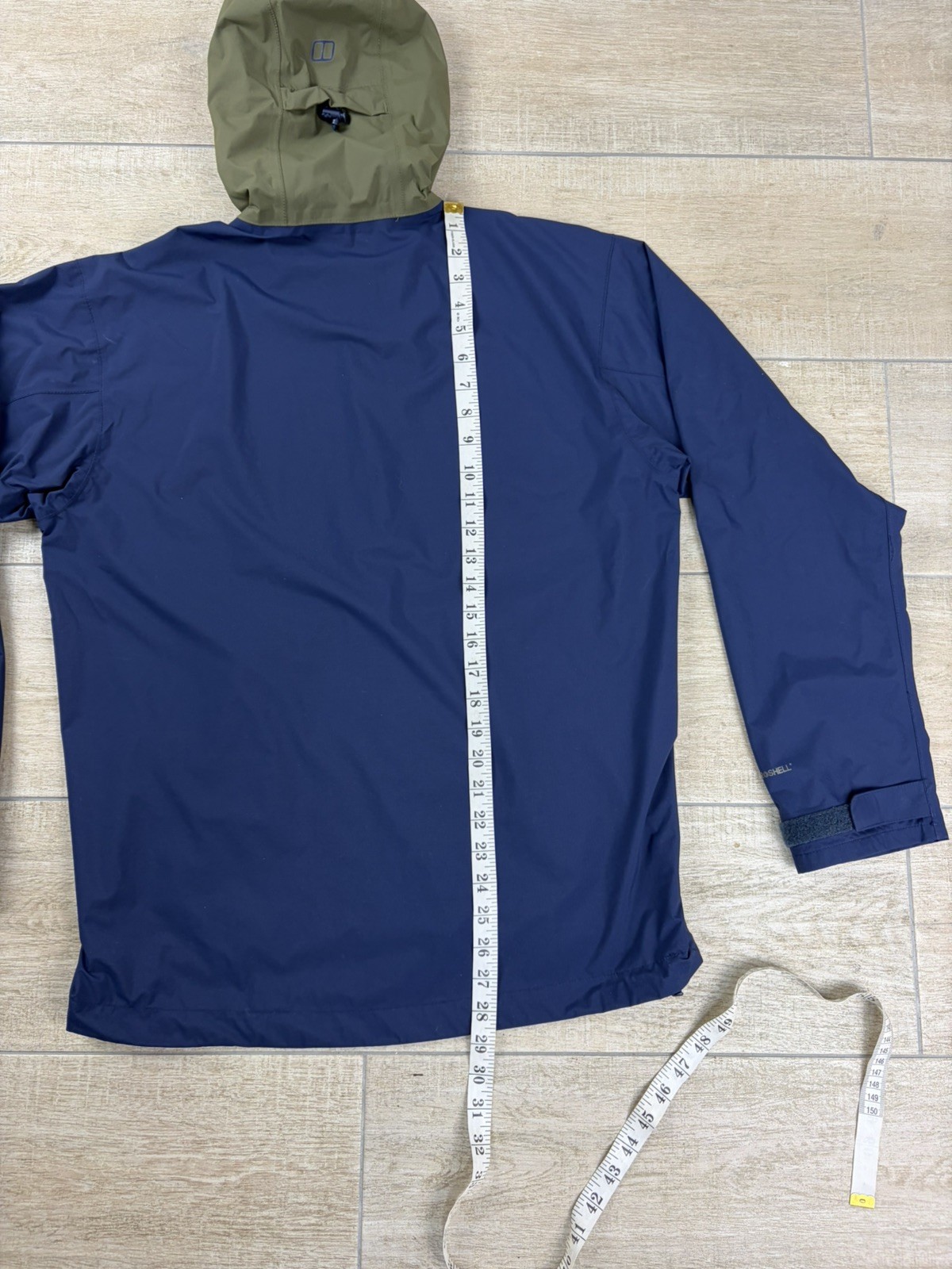 Berghaus Hydroshell Waterproof Jacket Size S Navy… - image 18