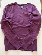 DIESEL wool mens sweater Large burgundy red l...