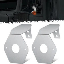 Partsam 2Pcs Watermelon Light Brackets, Stainless Steel Watermelon Mirror Turn S