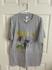 Vtg 90s The Beach Water park Cincinnati Ohio Tshirt Gray Sz Large Time To Ride