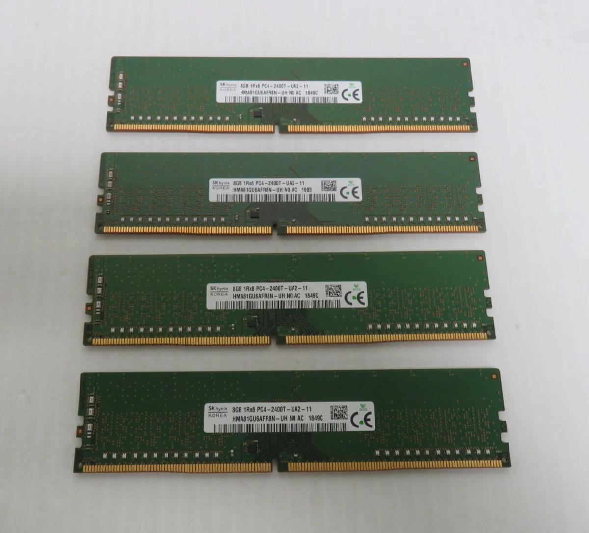 Hynix 32G {4x 8GB} DDR4 2400MHz 288-Pin RAM Memory Kit