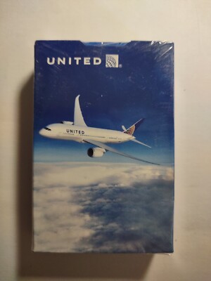 NEW United Airlines Boeing 787 Dreamliner Playing Cards Rare Benefits Charity 