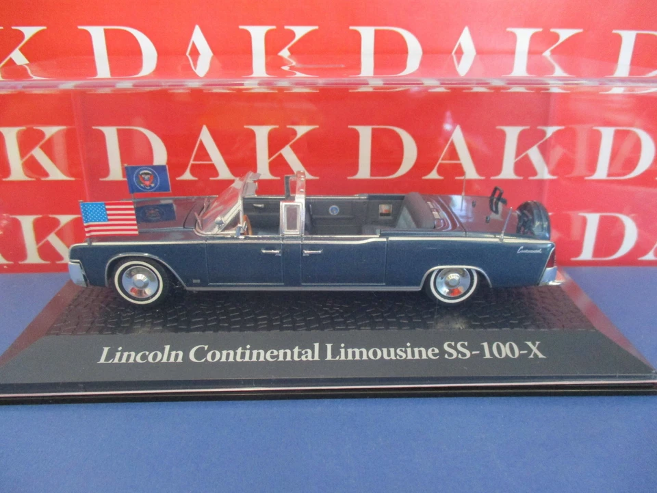 Die cast 1/43 Modellino Auto Lincoln Continental Limo SS-100-X J.F. Kennedy 1963 - Immagine 4 di 4