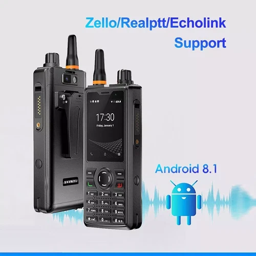 Anysecu T60 Android 8.1 4G Network Radio Work With Zello REAL-PTT Echolink GPS - Picture 5 of 9