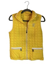 Marina Militare Puffer Women's Vest Yellow Size Med Down Filled