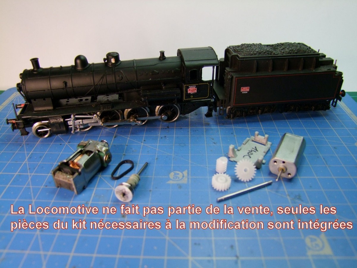 Locomotive à Vapeur HO Jouef 8282 / Type 140 C 231 Verte – éclairage Avant, Occasion
