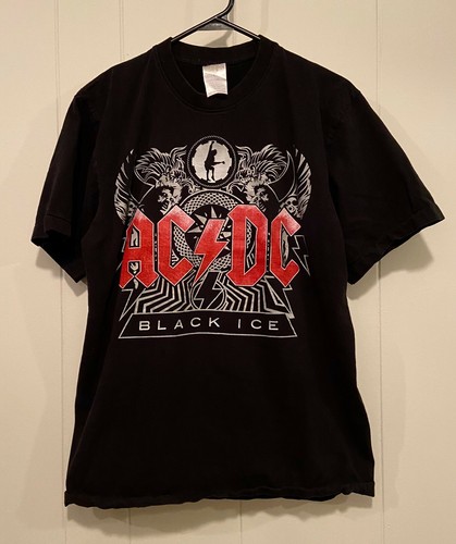 Vintage 90's Single Stitch AC/DC Black 