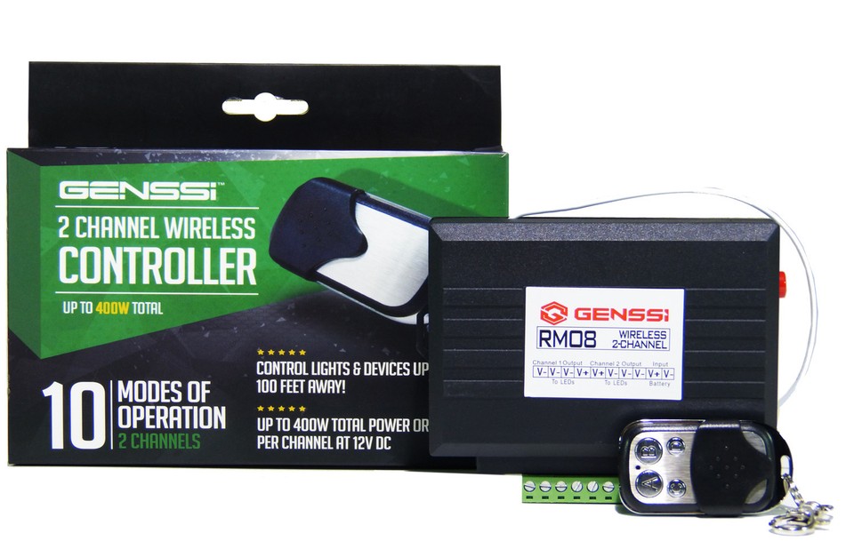 12V Wireless Remote Car LED Light Bar Flash Control Box Strobe Flash