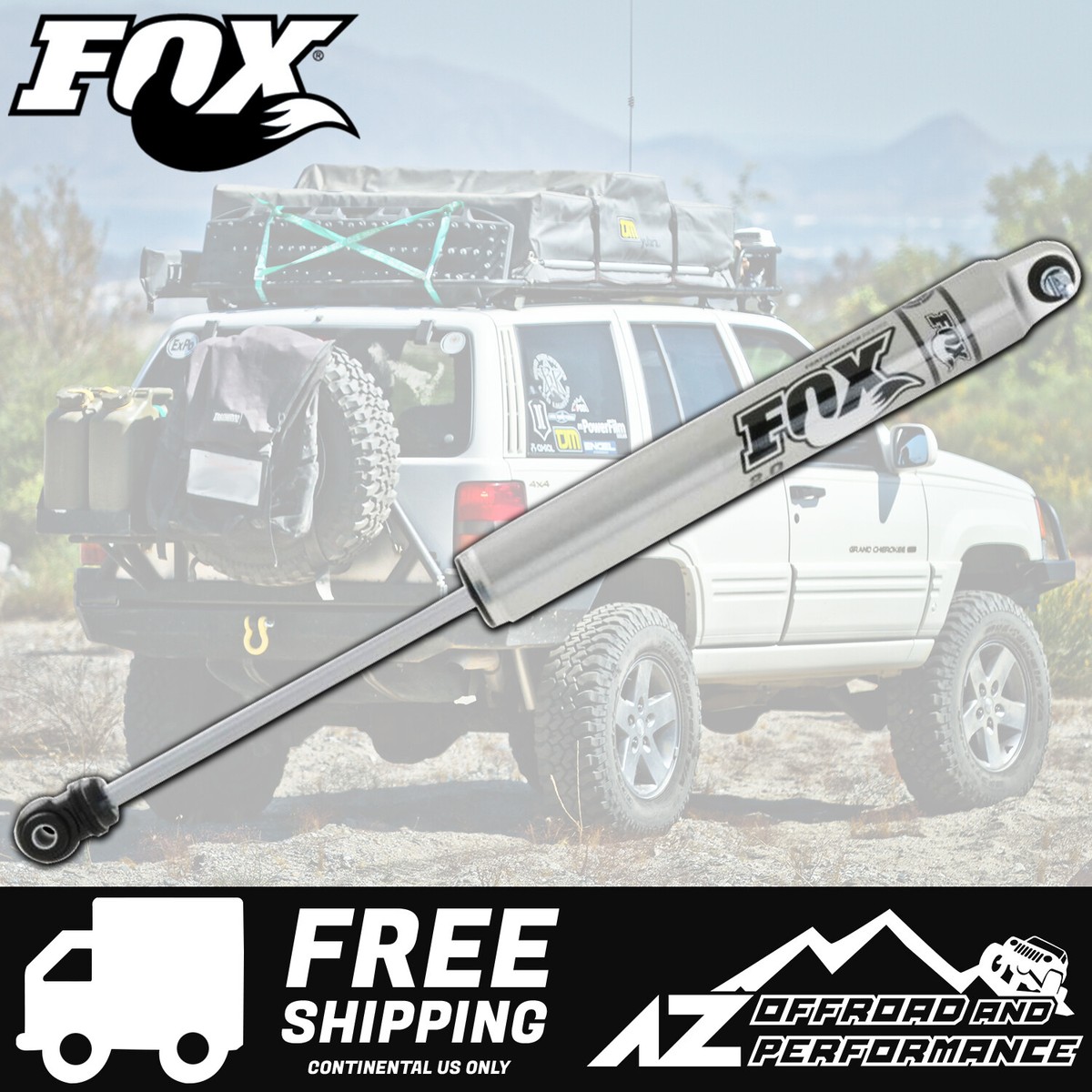 Fox 2.0 Performance Series IFP Rear Shock For 93-04 Jeep ZJ WJ 1.5