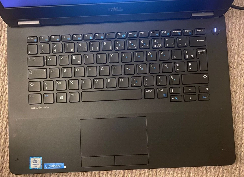 pc portable dell latitude e7470 core i5 6eme gen sans ram /ssd/batterie/chargeur - Photo 2/4