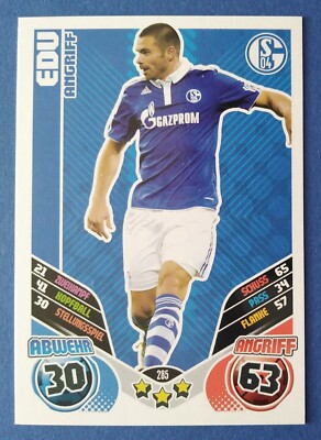 TOPPS Edu FC Schalke 04 Bundesliga 2011/12 Match Attax Trading Card