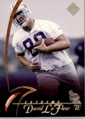 1997 Collector's Edge Extreme FIOL #43 David Lafleur RC - Dallas Cowboys