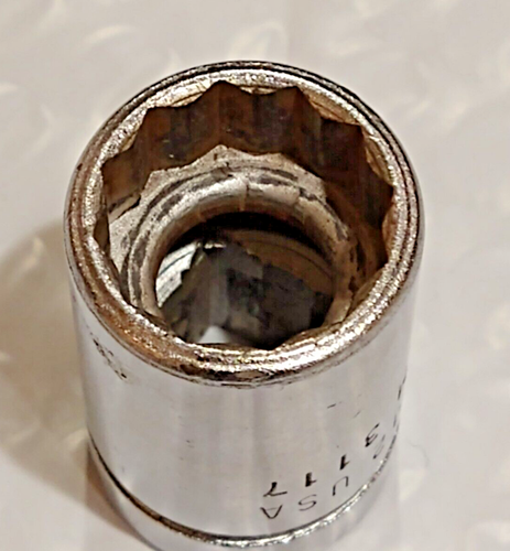 CORNWELL TOOLS TM-3117, 1/2" DRIVE, 17MM. SOCKET, SHALLOW, 12 POINT *USA MADE* - Picture 7 of 9