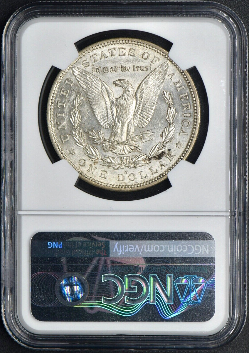 1883-S Morgan Silver Dollar NGC CAC AU 55 ✪COINGIANTS✪ | eBay
