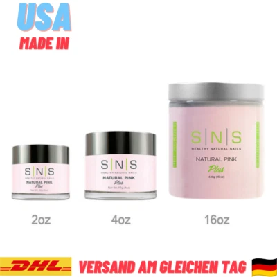 SNS Nails Naturel Rose Dip Dipping Powder Système 56- 448g Titan - Photo 1/2