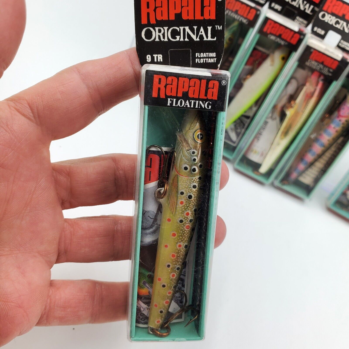 Rapala Original Flottant – Lot F-9 Or Et F-13 Argent – Vintage Finland