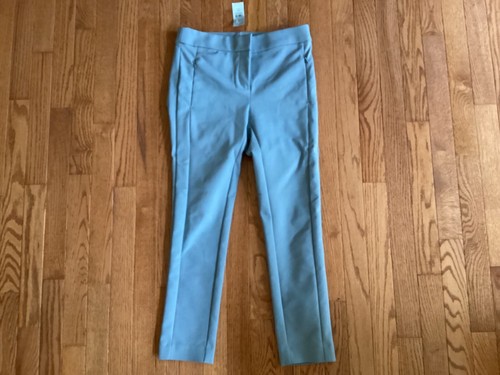 NWT Ann Taylor Loft Slim Fit Blue Capri Work Pants Women’s 00P Petite - Picture 2 of 10