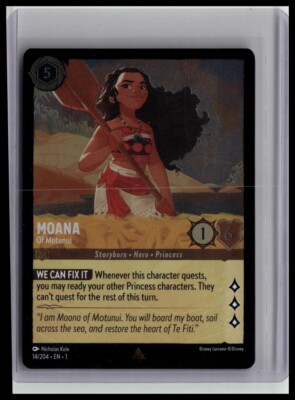 The First Chapter #14/204 Moana - Of Motunui Cold Foil