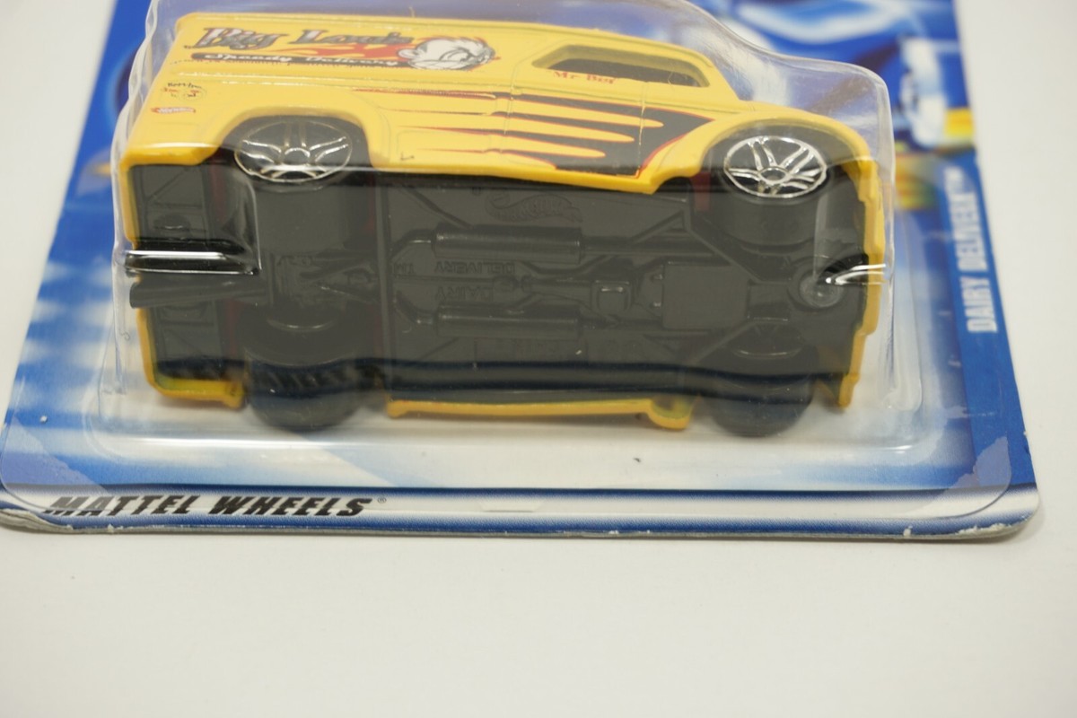 Hot Wheels 2001 Collector #199 Dairy Delivery Yellow Big Lou's
