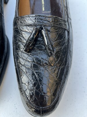 V.I.P. Collection Shoes BLACK Dress Elegant Loafers US Mens 