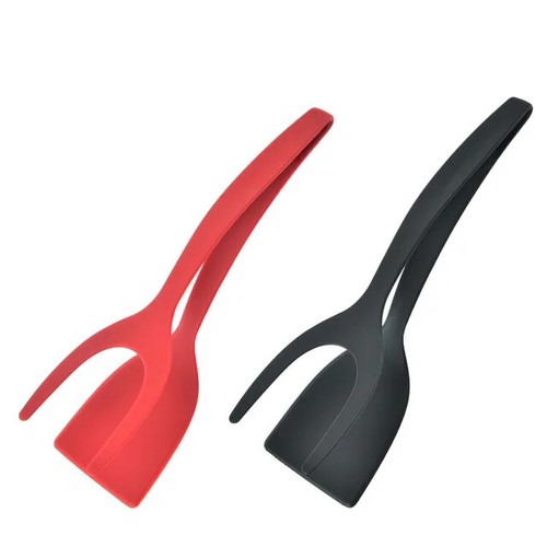 Spatula Pancake Egg Tongs Clamp Flip Fried Handle Pliers High Qualtiy Kitchen - Picture 9 of 15