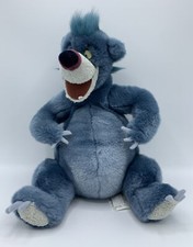 Vintage Disney Store Plush Blue Baloo Bear The Jungle Book 12"
