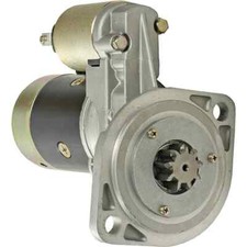 12V Starter for Hitachi S13-28, 9 Teeth, New, Offset Gear Reduction