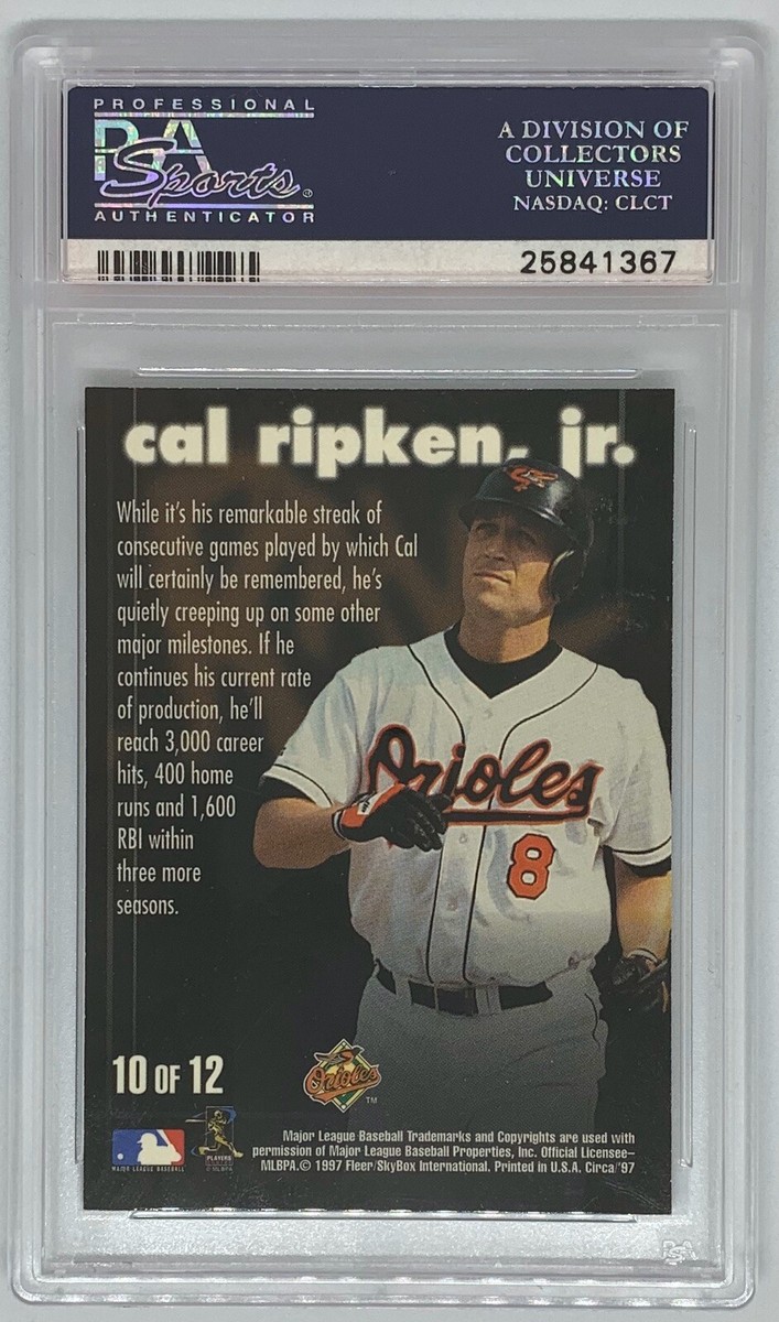 1997 Circa Rave Reviews Cal Ripken Jr. PSA 10 Gem Mint--POP 1-The