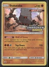 Pokemon TCG Stakataka SM180 Unbroken Bonds Pre Release Promo on eBay