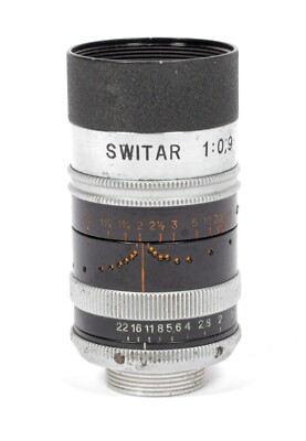 Switar 13mm F0.9 AR D mount cine lens #5179 (Kern Paillard) | eBay