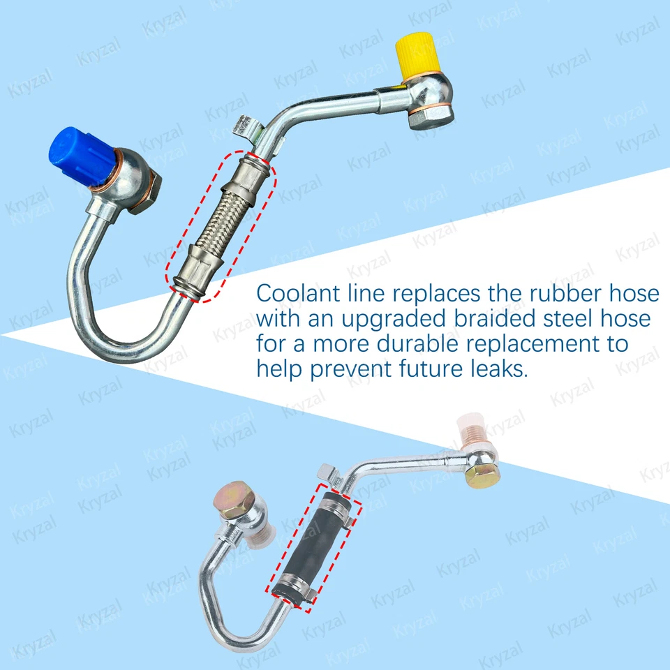 Turbo Coolant Hose Kit for Jeep Grand Cherokee Limited Laredo WK 3.0 Eco Diesel - image 4 of 4