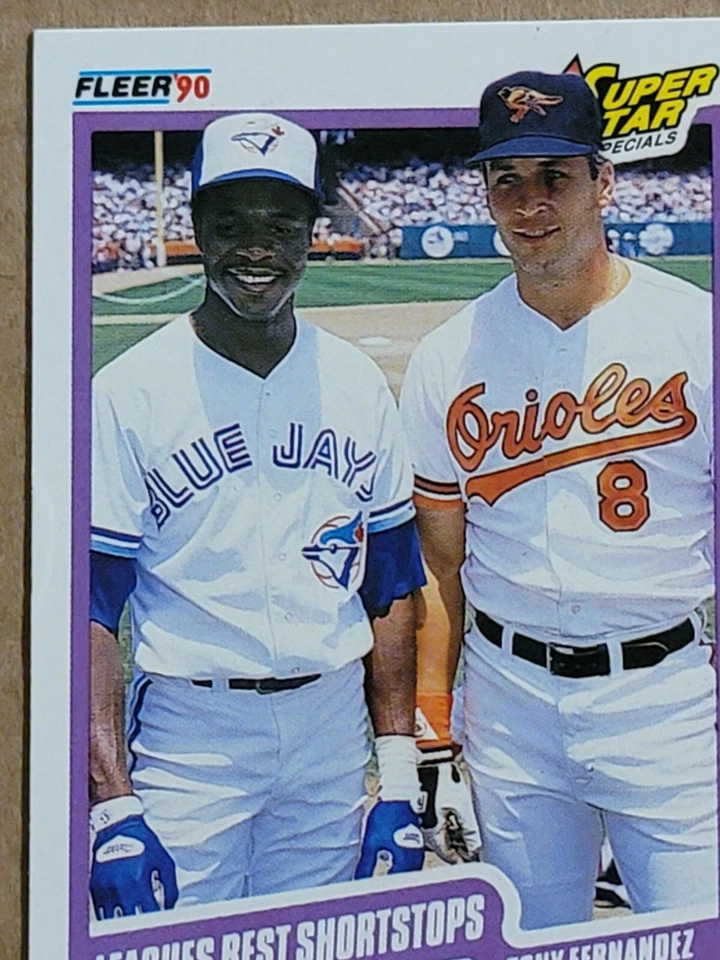 Cal Ripken Jr/Tony Fernandez 1990 Fleer Super Star Specials Baseball Card #634 - Image 2 of 4