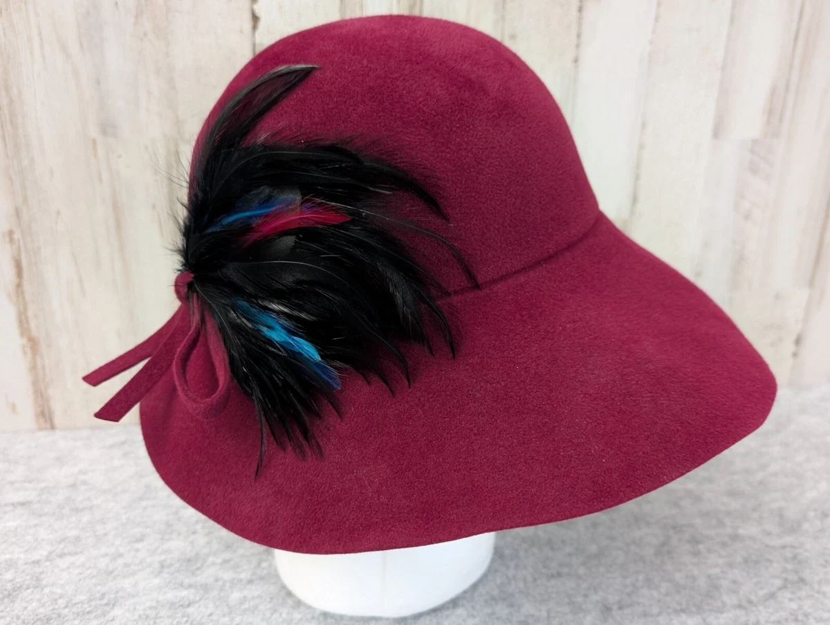 Stylish Hot Pink Dress Church Hat by Betmar ( Street Smart) Street Smart Betmar - Etsy main image 2