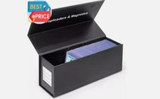 Top Loaders Storage Box for Trading Cards, Vertical Magnetic Closure Sports Card
