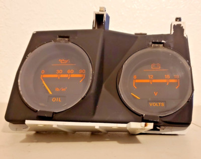  Datsun Nissan Gauge Cluster Volts Battery Oil OEM 300ZX 84-88