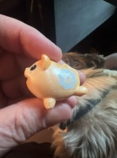 Spinmaster Chubby Puppies  Friends LADY PEARL KITTY - PEACH 1 inch / RARE