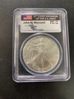 2006 W BURNISHED SILVER EAGLE PCGS MS-69 - UNCIRCULATED - MERCANTI - SLAB - $1