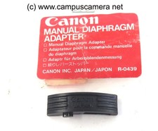 Canon FD Manual Diaphragm Adapter / allows aperature adjustment R-0439