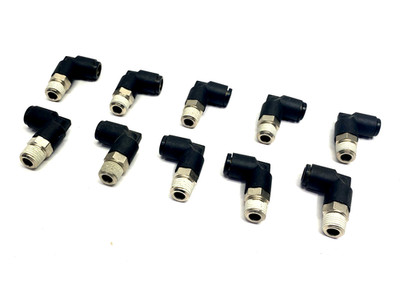 Legris 3129 08 13 Extended Male Elbow Push-In Fitting 8mm Tube x 1/4 LOT OF 10