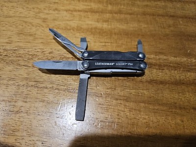 LEATHERMAN SQUIRT PS4 BLACK MULTI TOOL KEYCHAIN - DISCONTINUED / RETIRED - RARE