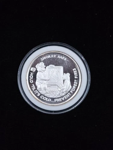 Smokey Bear 1 oz .999 Fine Silver Rounds Variety Design 1946