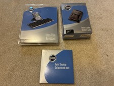 Palm P10900U Ulra-Thin Keyboard Deluxe Leather Case Both Brand New Unopened