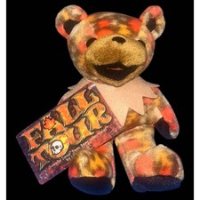 Grateful Dead Fall Tour 7" Bean Bear Plush by Liquid Blue 10/15/73 